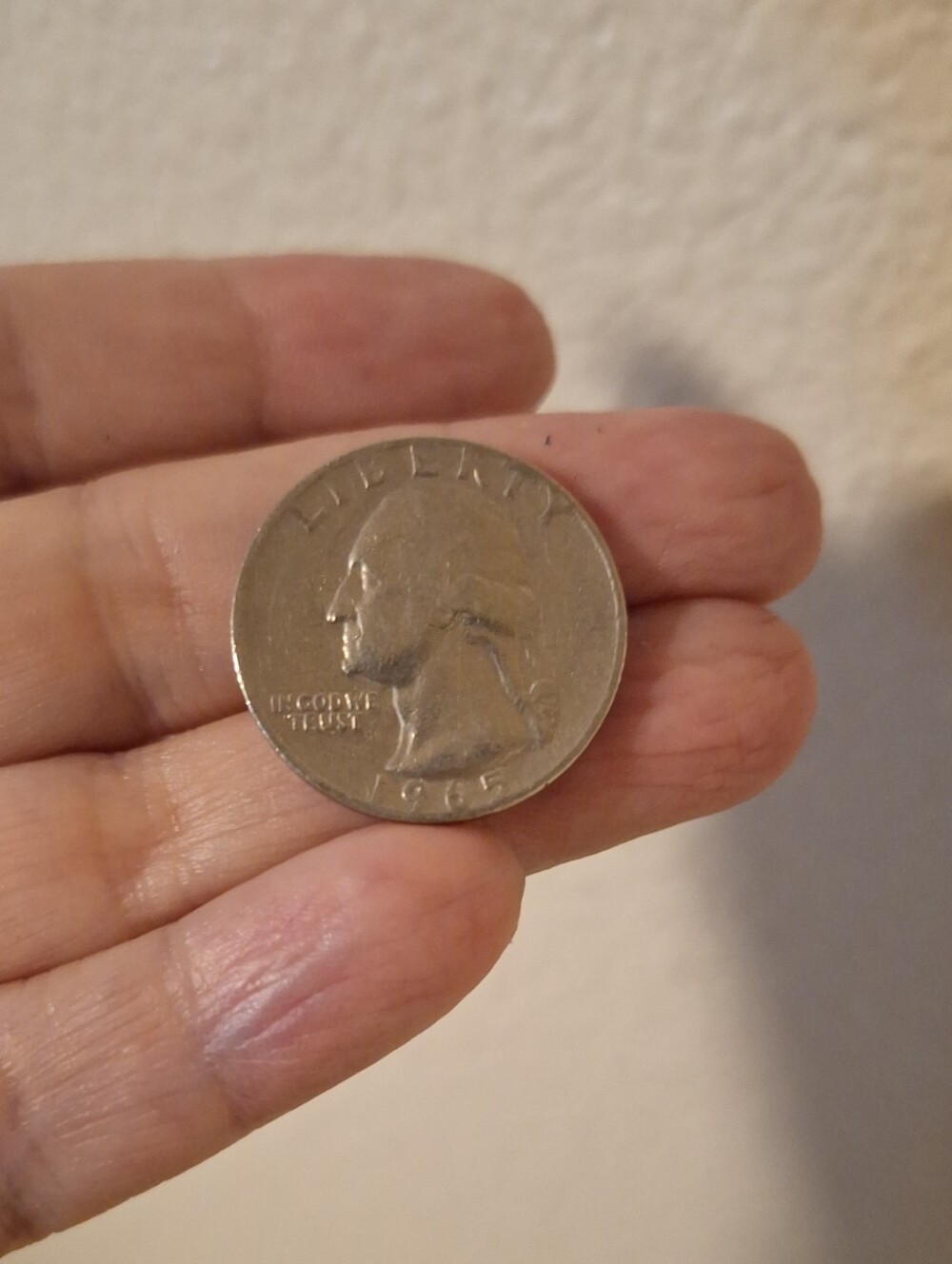 1965 Washington Quarter - Silver Tone Coin